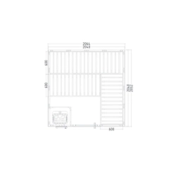 Sauna fińska Wellfun Large Sentiotec Harvia